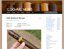 Tablet Screenshot of cigarnubs.com